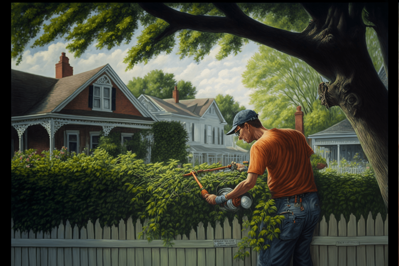 Who is responsible for cutting overhanging tree branches? - Neighbor Cut  Down My Tree